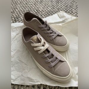 New Lavender Leather Converse Unisex